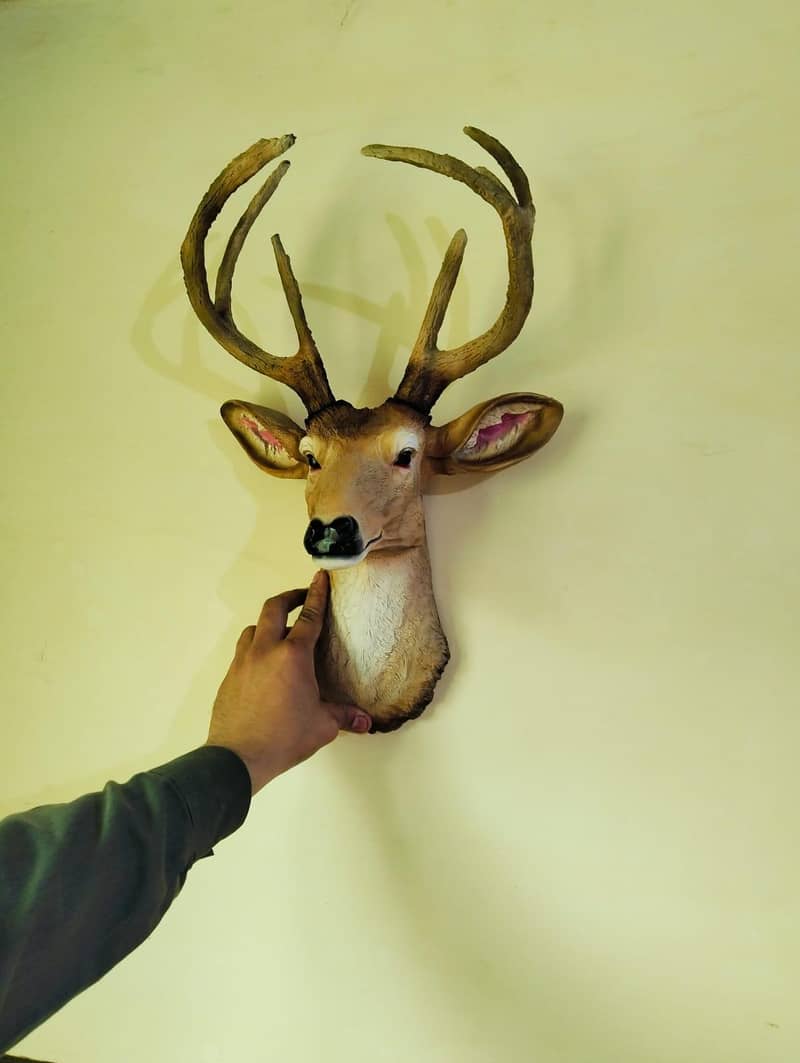 Deer Wall Hanging Face 9
