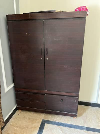 double Door solid Almari