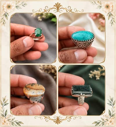 Emrald,Feroza,aqeeq,tourmaline