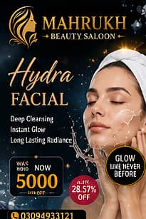 Mahrukh beauty saloon 40% upto discount