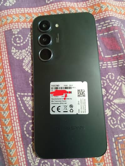 Tecno spark 40 pro black 11month warranty all accessories 1