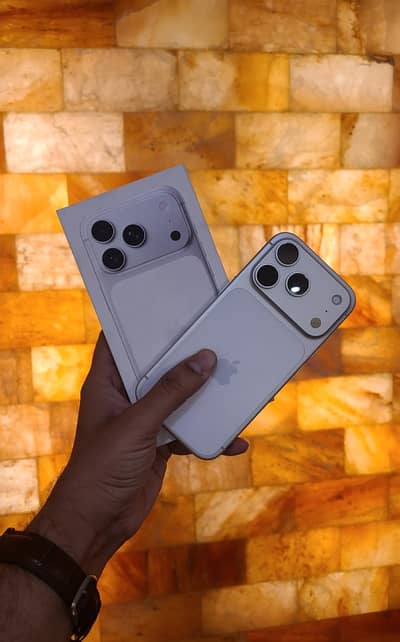 iPhone 17 Pro White Colour , 256 GB , 8 Months Warranty with Box.