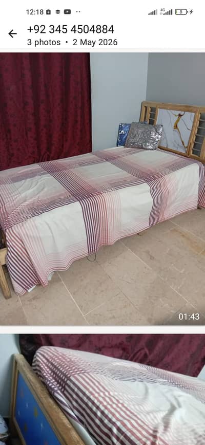 bed and dressar