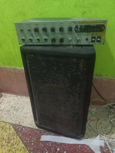 amplifier + 10 inch speaker