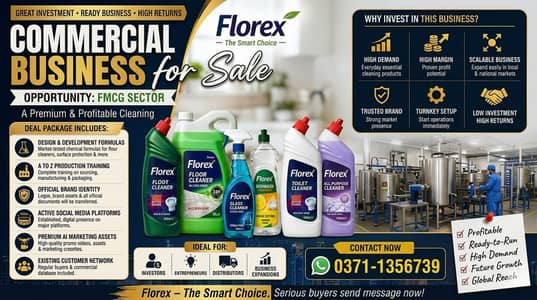 Cleaning Products Business for Sale – Ready Running FMCG Brand