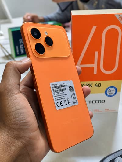 Tecno Spark 40 – Cosmic Orange – 6GB RAM / 128GB Storage