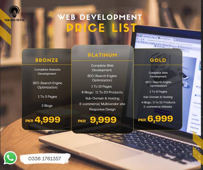 We provide Website Development & Management Services 2