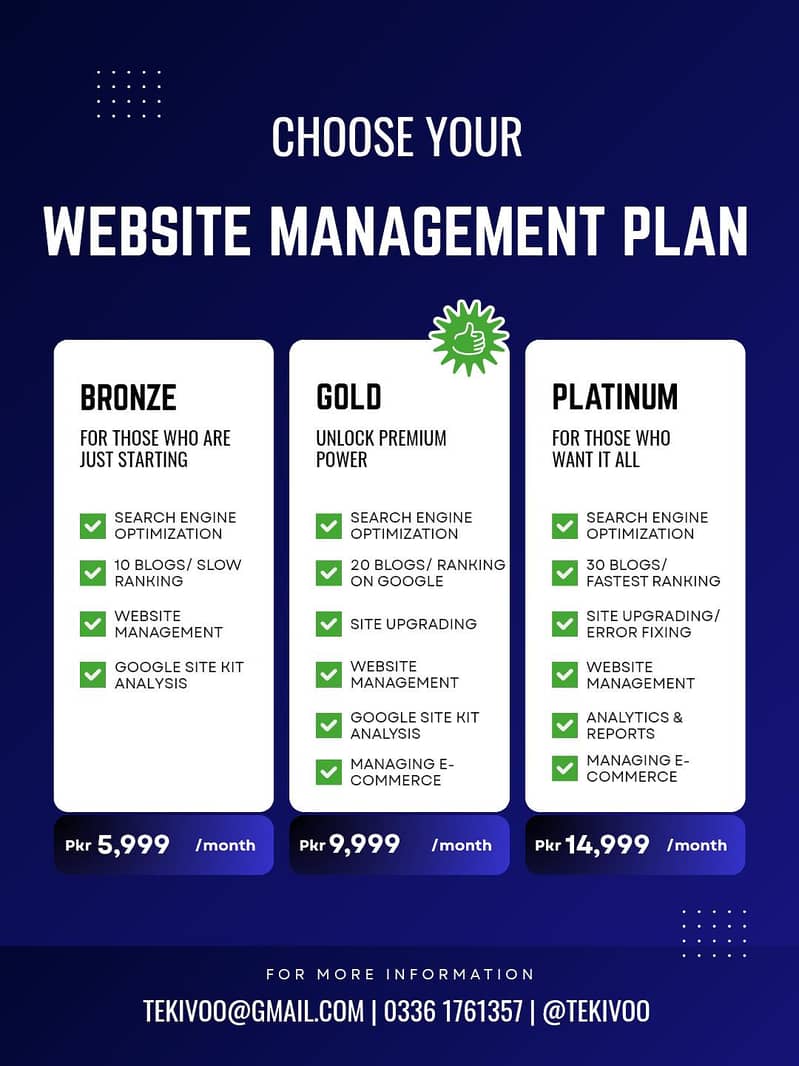 We provide Website Development & Management Services 3