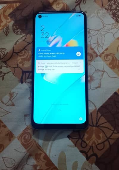 oppo A 54 mobile 1st owner pta approved with box for sell