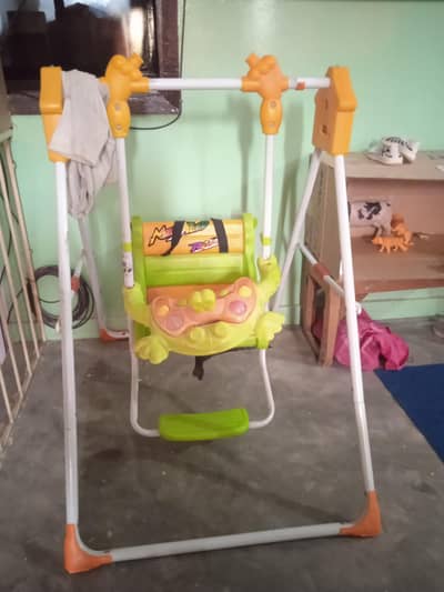kids swing jhula used slightly