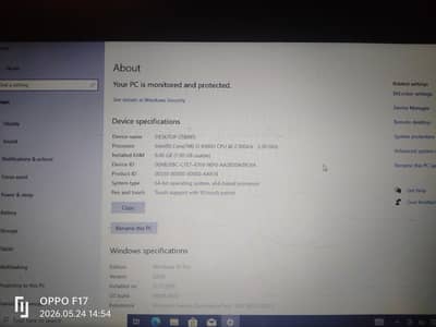 Touch screen Core i3 6th gen laptop
