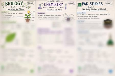 CLASS 7 STUDY NOTES