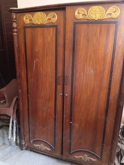 wooden almari