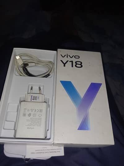 vivo y18 sirf  box charger hai