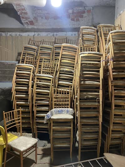 Shinwari golden dining chairs
