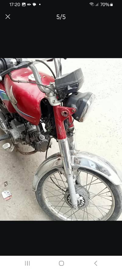 Honda cd 70 2013 model urgent sale