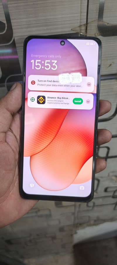 redmi note 13 8/256 only finger print not working ph 100 per ok
