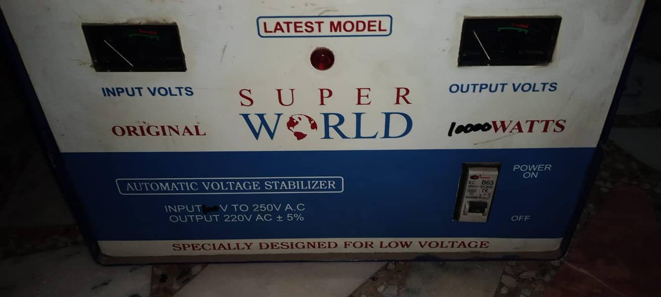 Automatic voltage Stabilizer  10000 watts 0