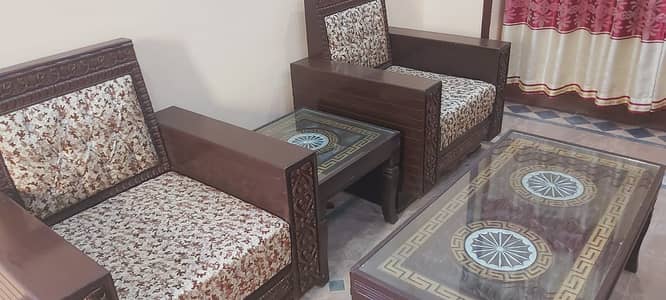 5 seater sofa plus 2 side tables and 1 coffee table