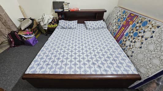 Queen size Double bed with  MOLTYORTHO EXTRA FIRM mattress