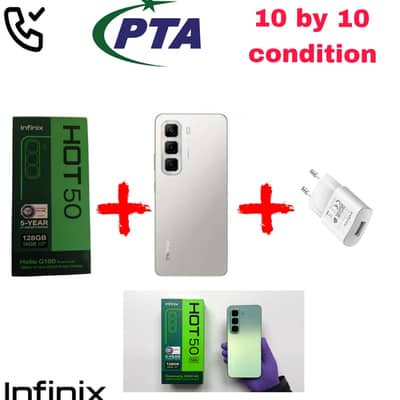 Infinix Hot 50 10/10 Condition | PTA Approved | Full Fresh