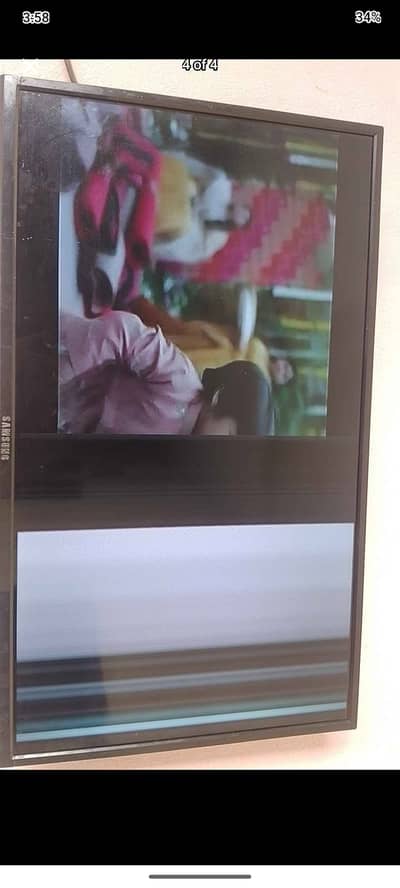 I have 32" led tv aik side se coff ka problem hai. .