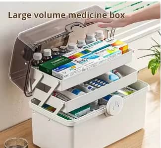 Medical kit Household Large capacity multi-layer storage box