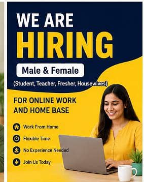 We are Hiring male and female on urgent base