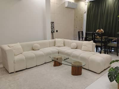 7 seater bubble sofa set for sale - Boucle Fabric