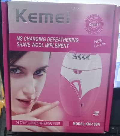 EPILATOR AND LADY SHAVER MACHIE 2 IN1  MODEL KEMEI KM-189A WHOLESALE