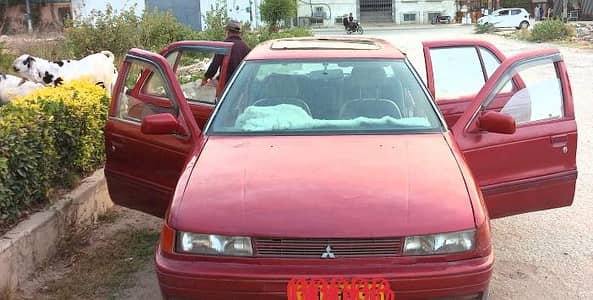 Mitsubishi Lancer 1990 1300cc Sunroof | Power Steering | Petrol + LPG