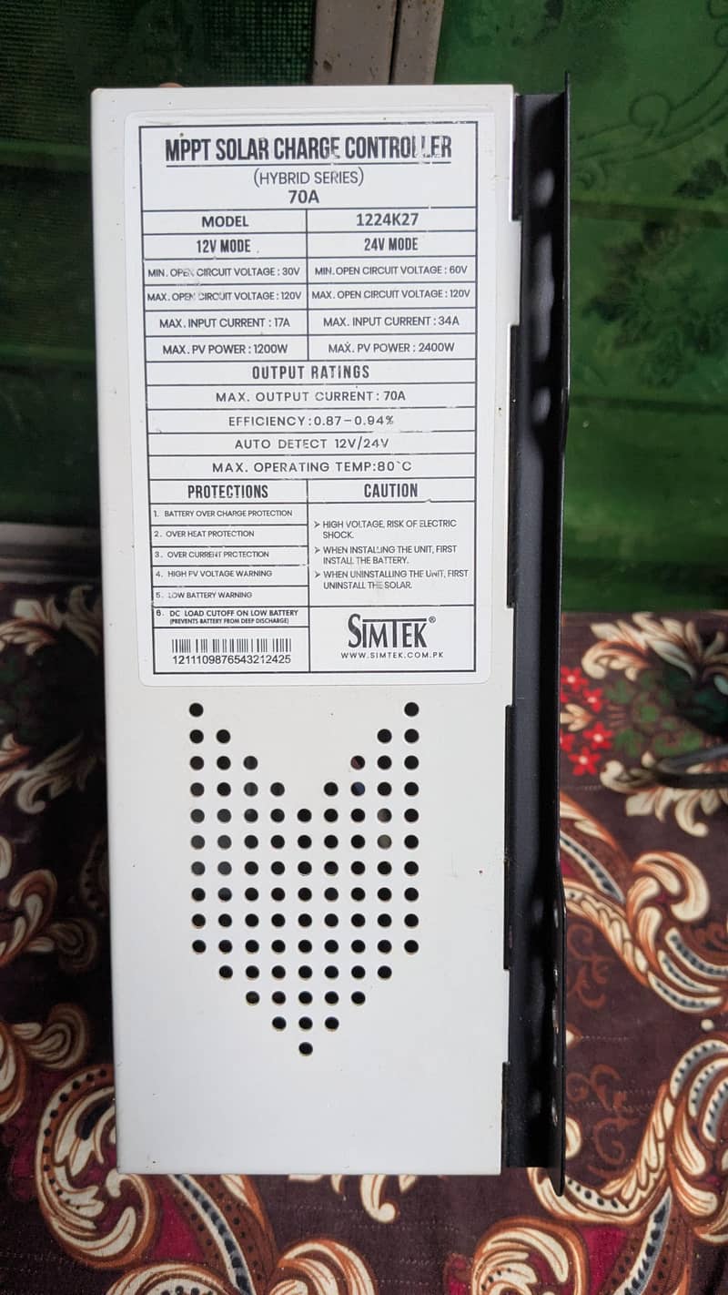 Simtek MPPT 70amp 4
