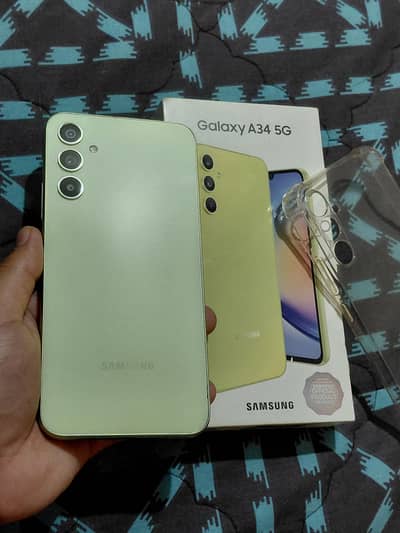 samsung a34 5G (8/256)  Pta Approved                       03281668991