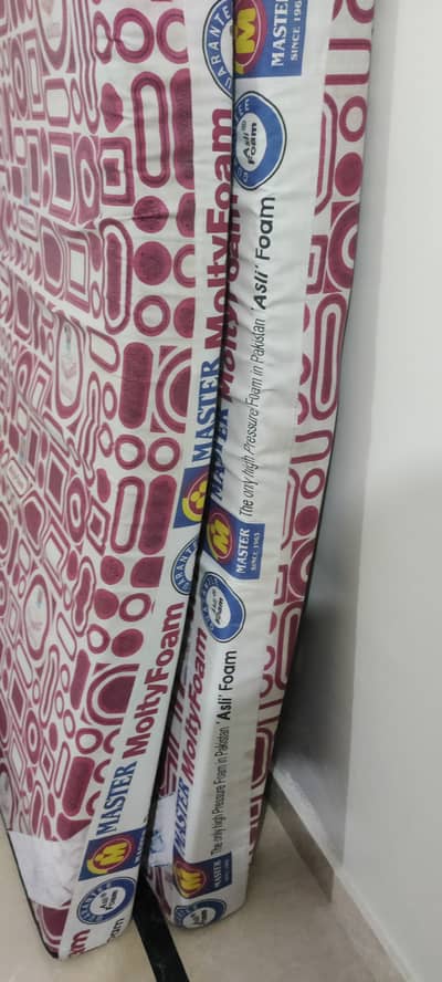 2 single mattress 3' by 6.5'