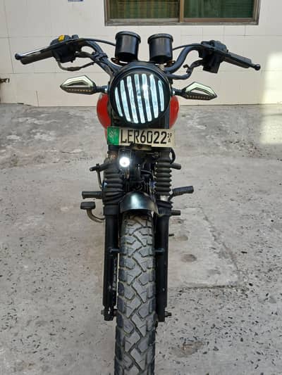 United 70 cc 2019 into cafe racer