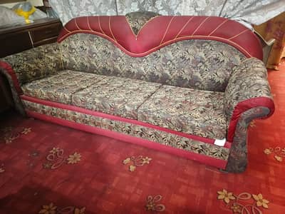 3-Seater Sofa Set – Good Condition – Comfortable & Stylish