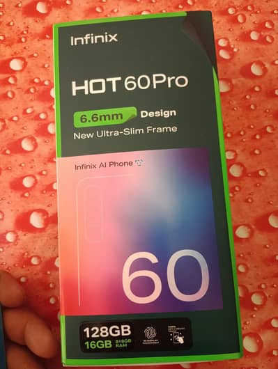 Hot60pro 8/128 in display fingerprint