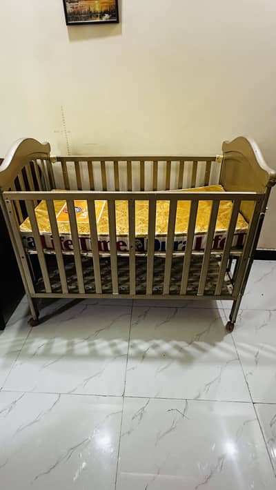Imported Baby cot with mattress