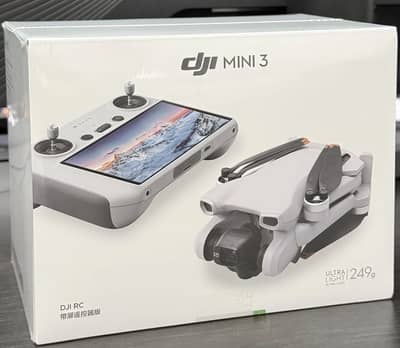 Dji mini 3 with lcd remote  boxed packed
