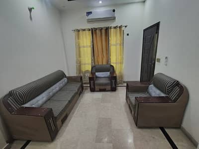3 + 1 + 1 Sofa Set | 8/10 | Silver Brown Color | Polyester Fabric