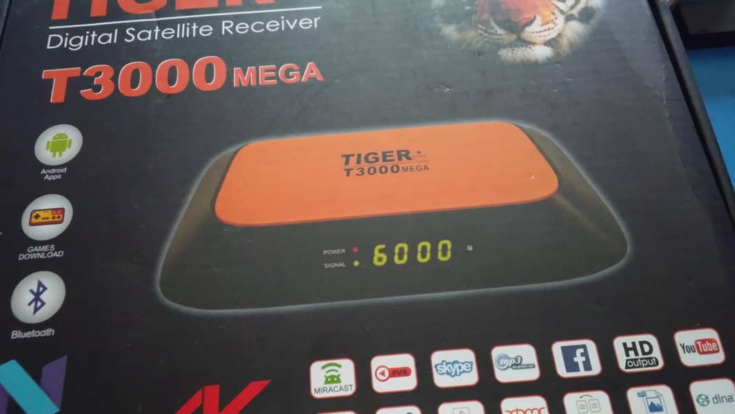 TIGER T3000 4K ANDROID 1