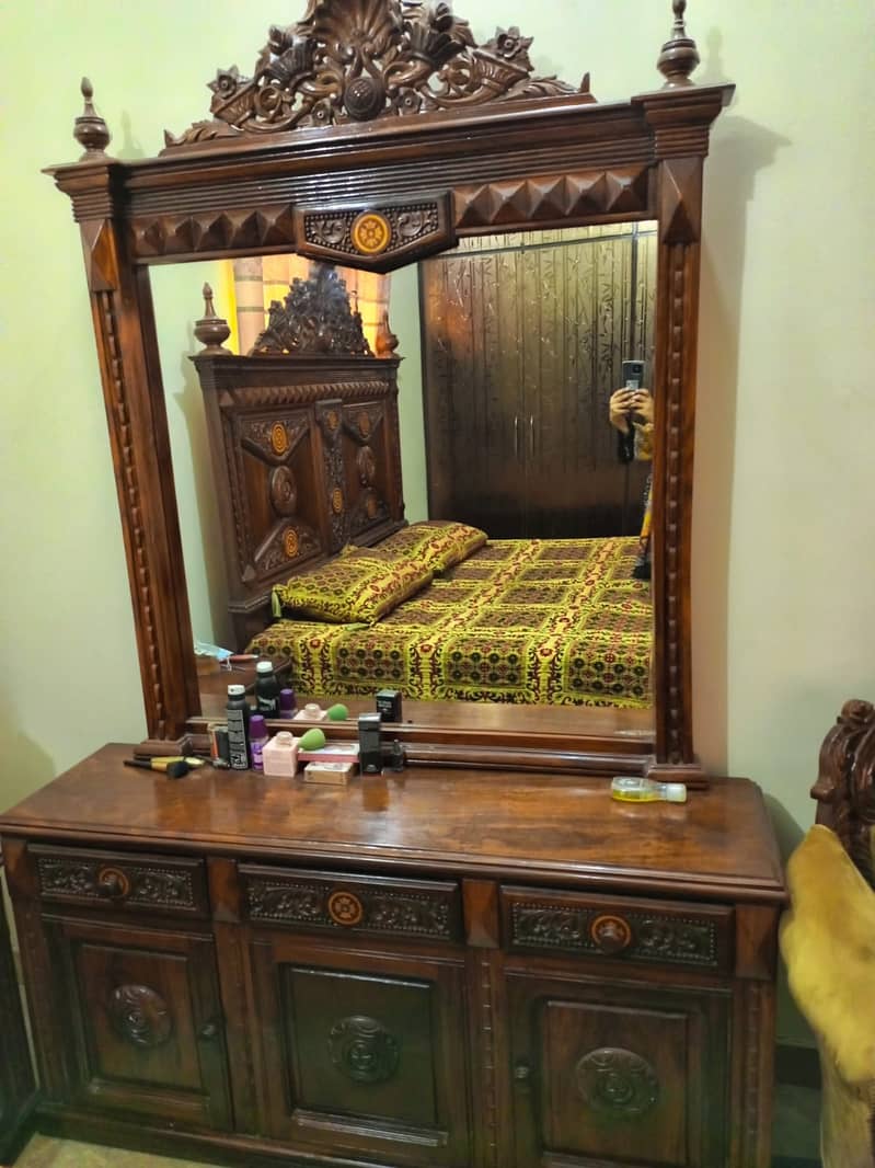 Sheesham bed set 1
