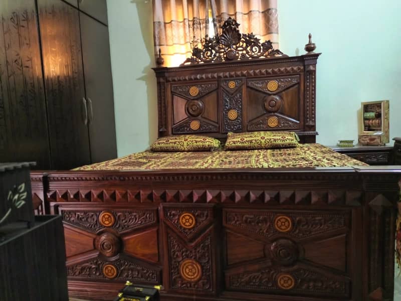 Sheesham bed set 2