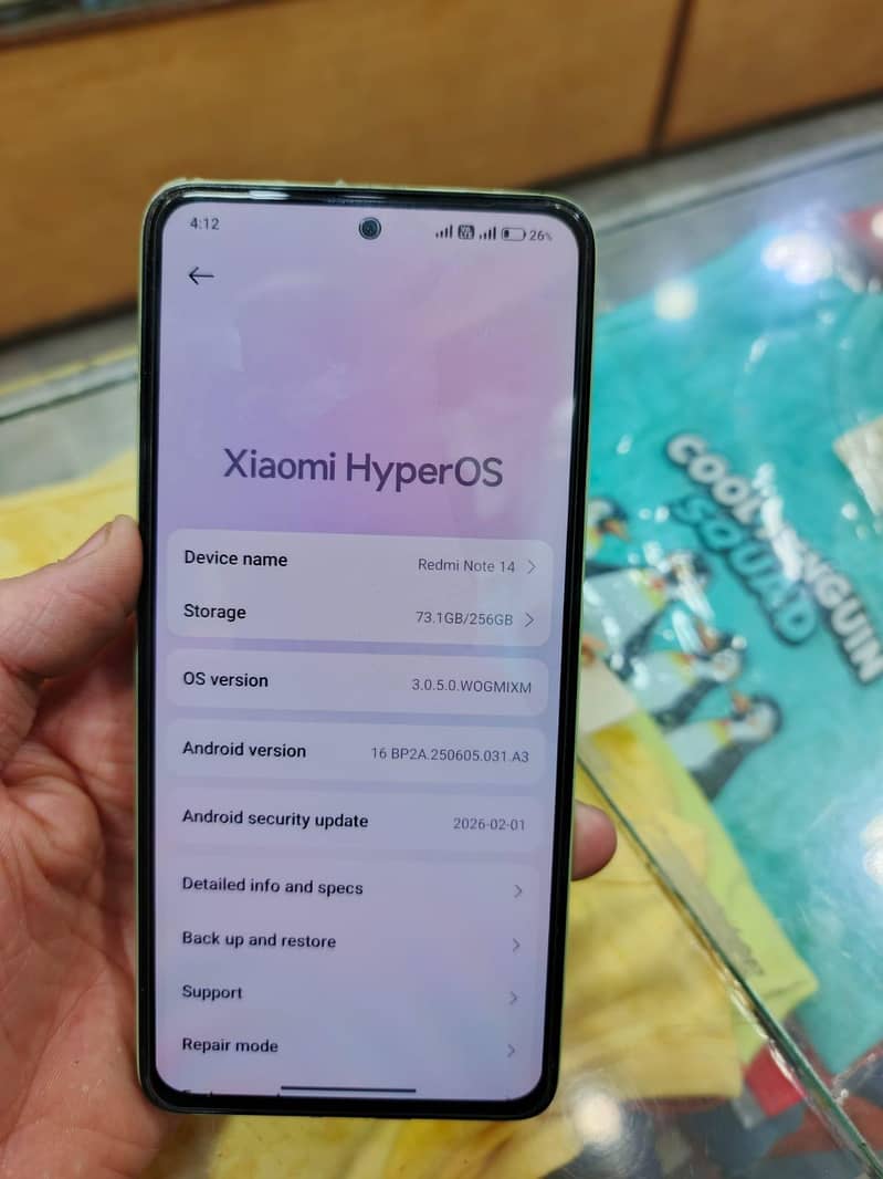 Readmi note 14.8/256 4