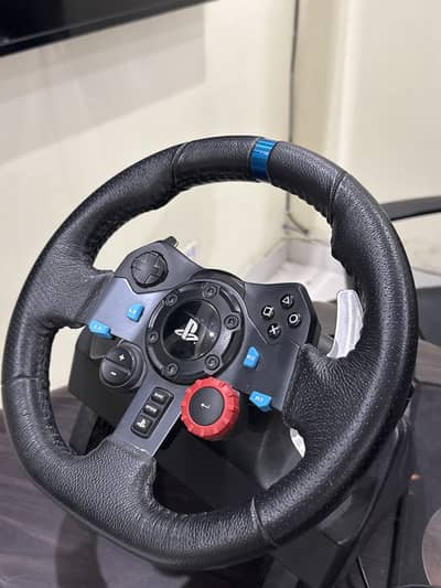 Logitech G29 Racing Wheel with Pedals + gear box–Perfect Condition