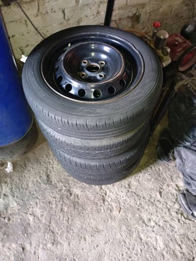 14 inch ke tyre and riam