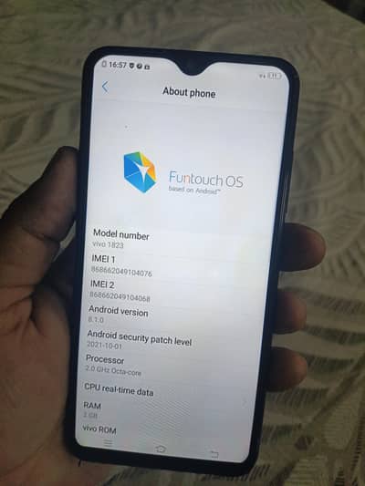 vivo  y91 c with box 03218664270