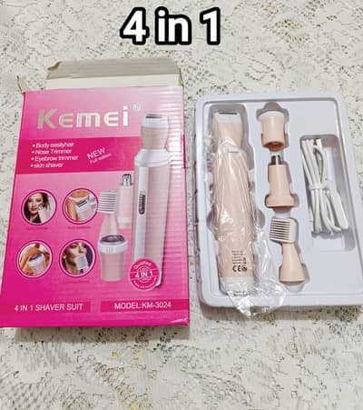 Kemei Ladies Shaver 4 in 1