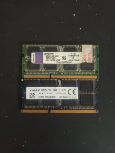 4gb and 8gb DDR3 laptop RAM