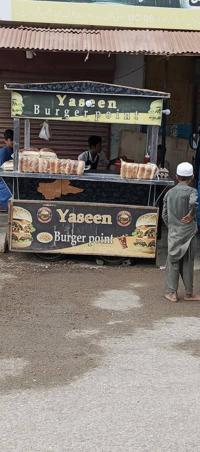 Burger stall/ Burger thiya/ Burger cart
